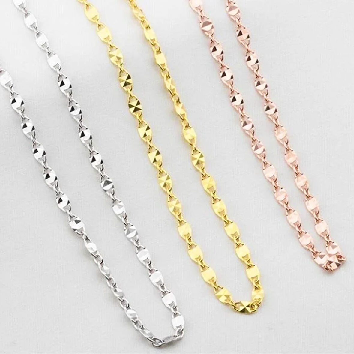 925 Ayar Gümüş Kombin Zincir