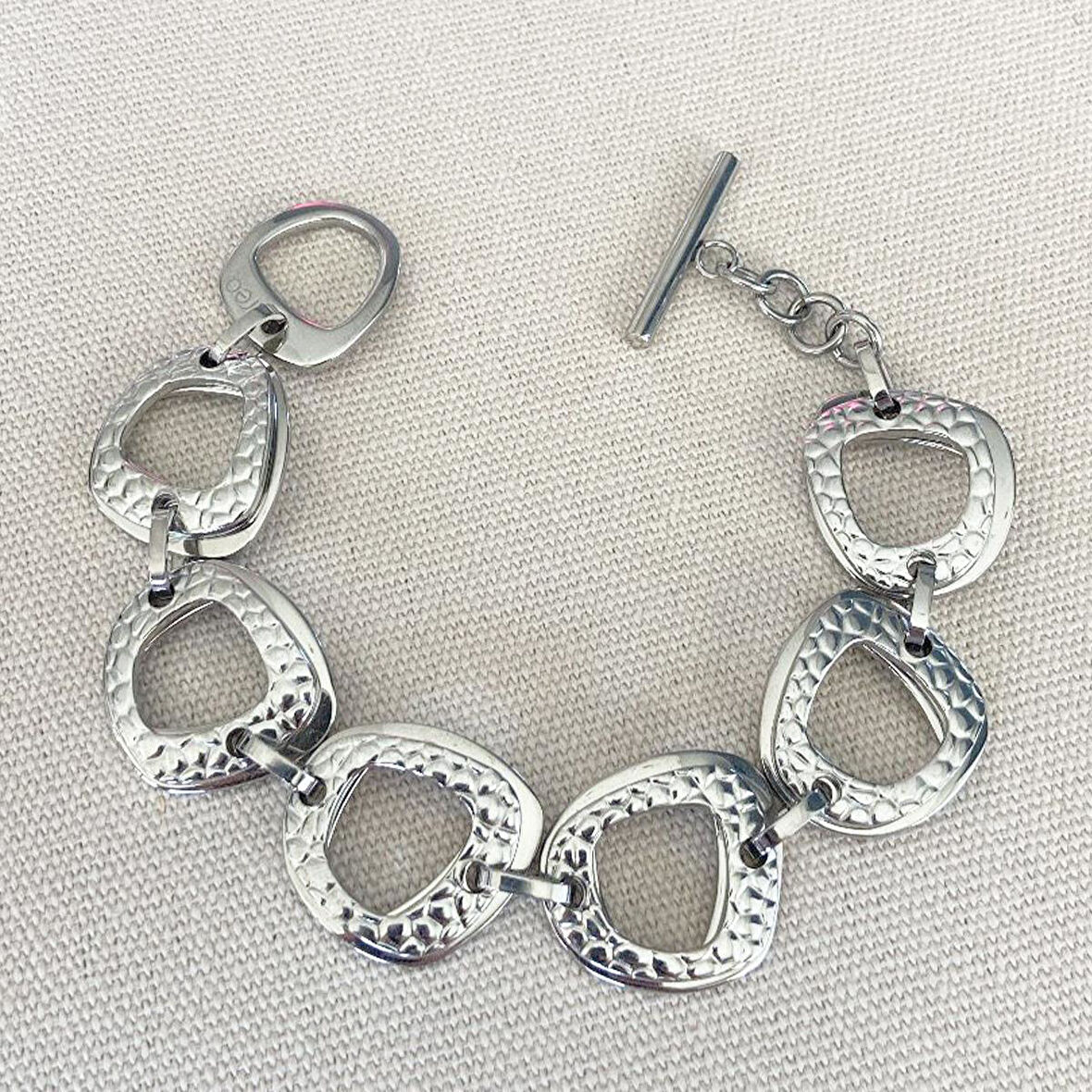 Creo Halkalı Çelik Bileklik