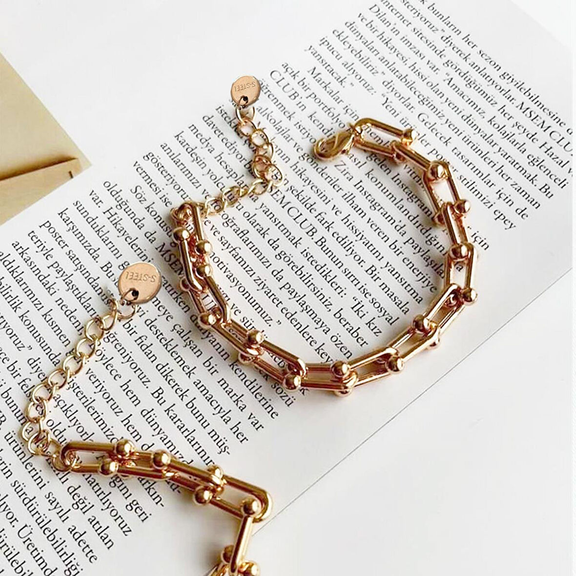 Tfny Rose Gold Çelik Bileklik 