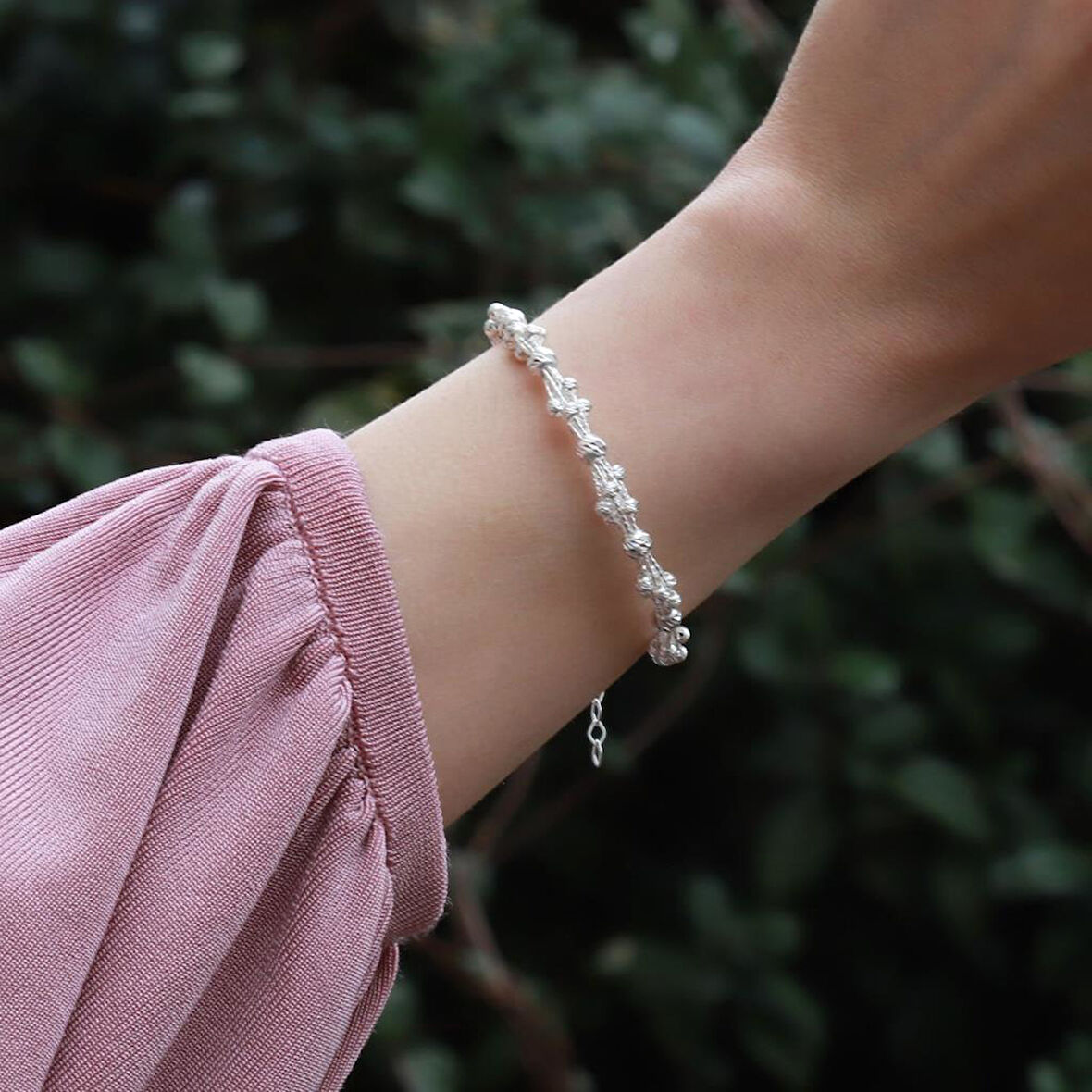 Sarmal Model Dorika Gümüş Bileklik