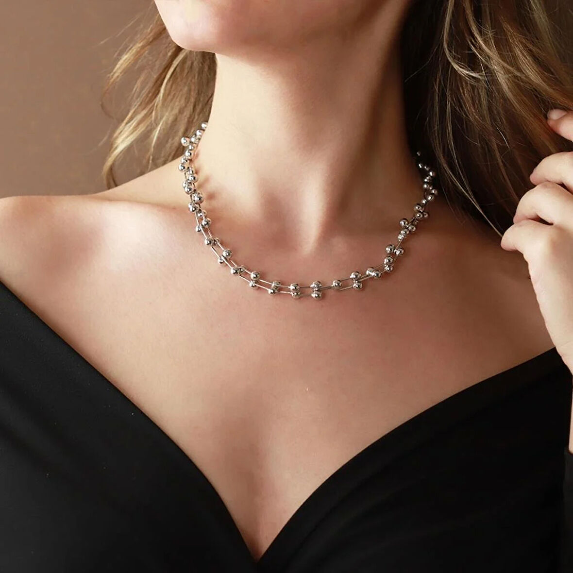 Tffny Model Gümüş Kolye