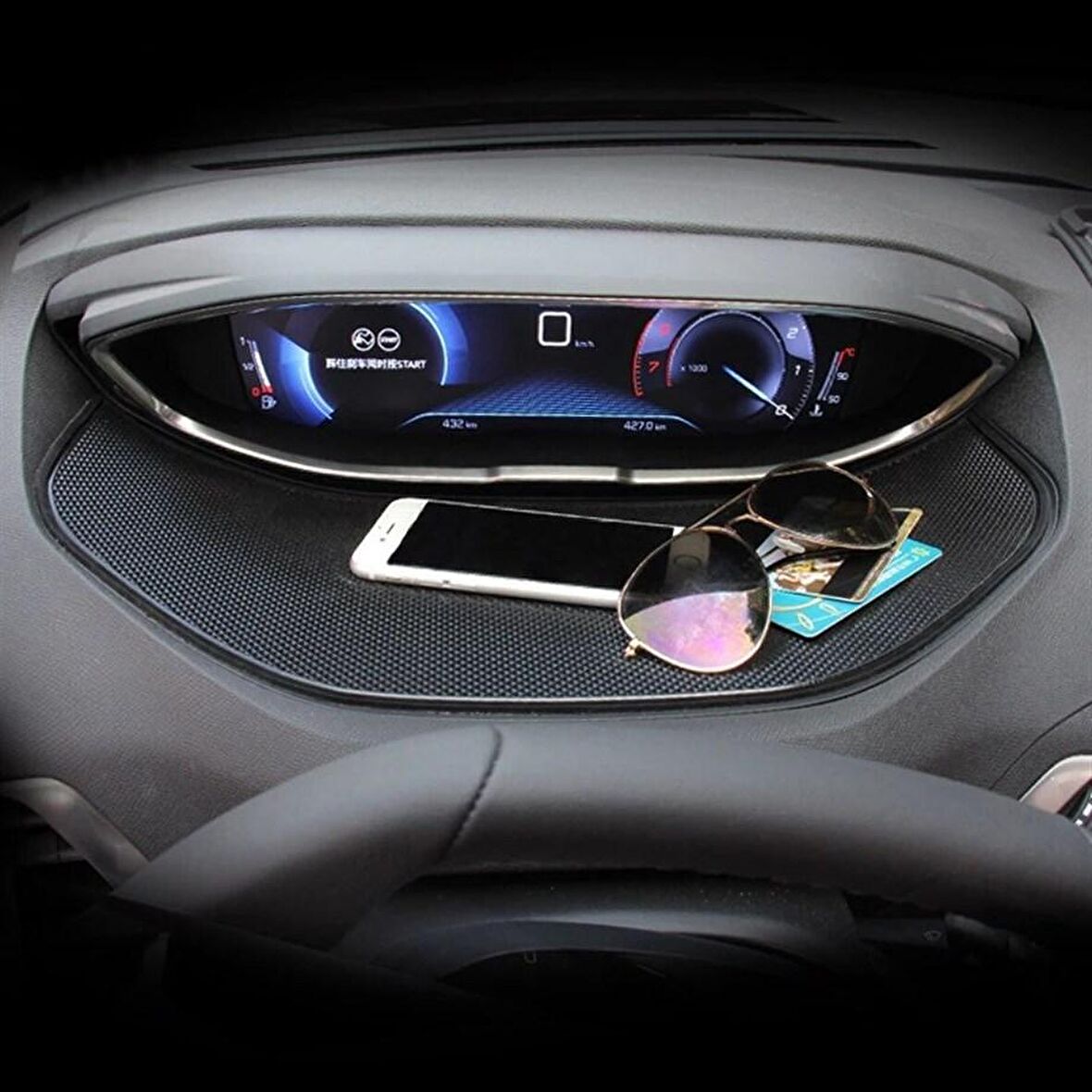 2020 Model 3008 Uyumlu Kaymaz Ped Siyah