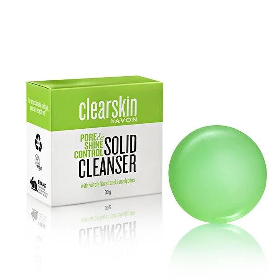 Avon Clearskin Parlama Karşıtı Cadı Fındığı & Okaliptüs Özleri Ve Salisilik Asit İçeren Sabun 30Gr