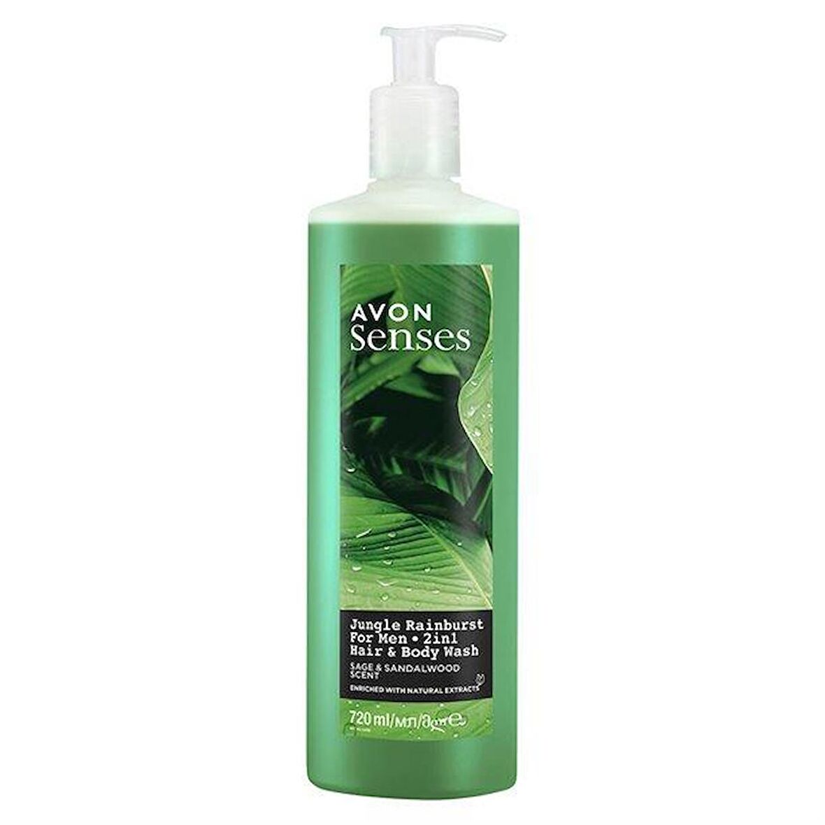 Avon Senses Jungle Rainburst 2'si 1 Arada Saç ve Vücut Şampuanı 720 ml