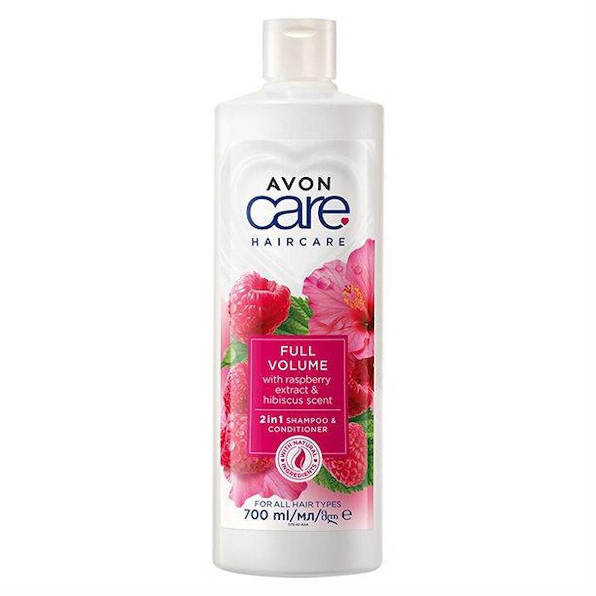 Avon Care Ahududu Ve Hibiskus Özleri 2Si 1 Arada Şampuan Ve Saç Kremi 700Ml