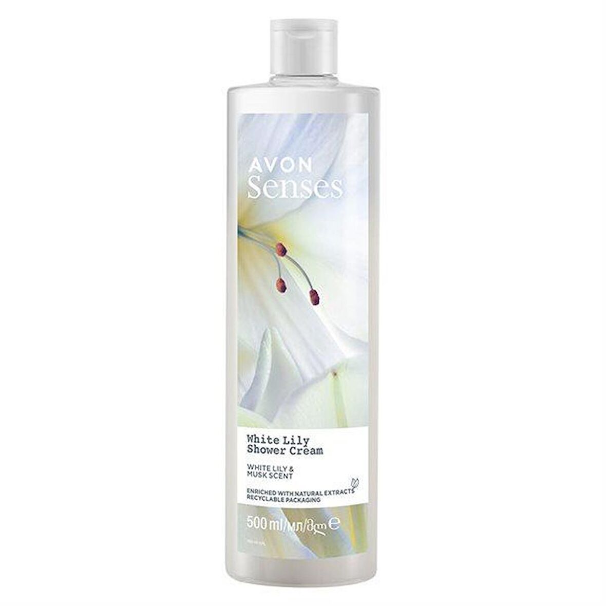 Avon Senses White Lily Duş Jeli 500 ml