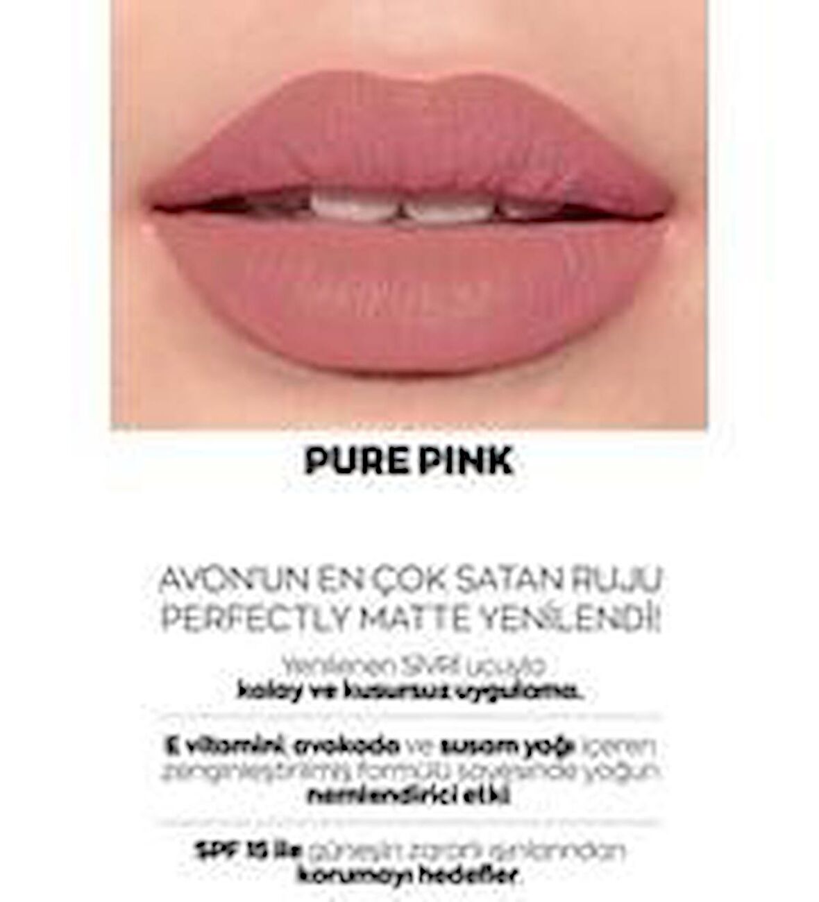 Avon Ultra Matte Lipstick Pure Pink