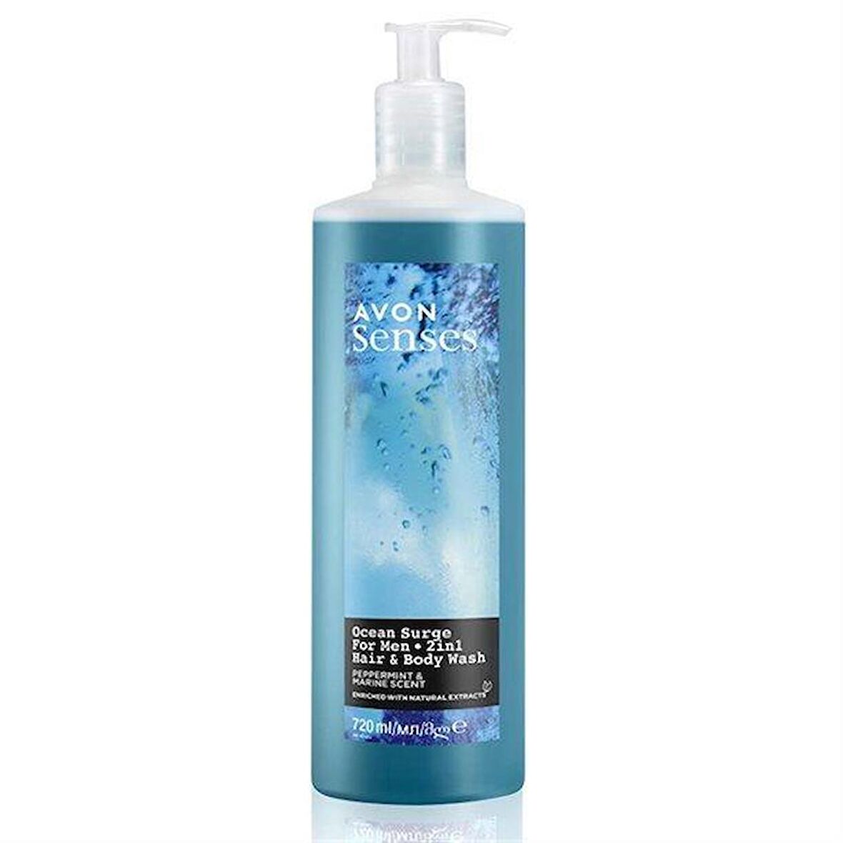 Avon Senses Ocean Surge Erkekler İçin 2'si 1 Arada Saç ve Vücut Şampuanı 720ml