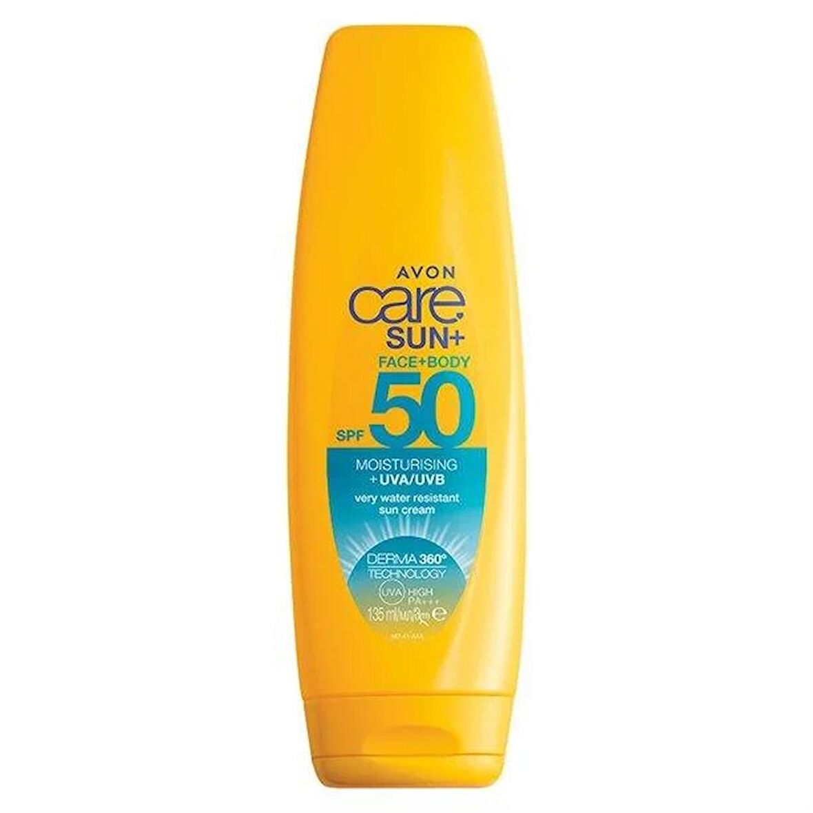 Avon Care Sun+ Yüz ve Vücut için Güneş Kremi SPF50-135 ml