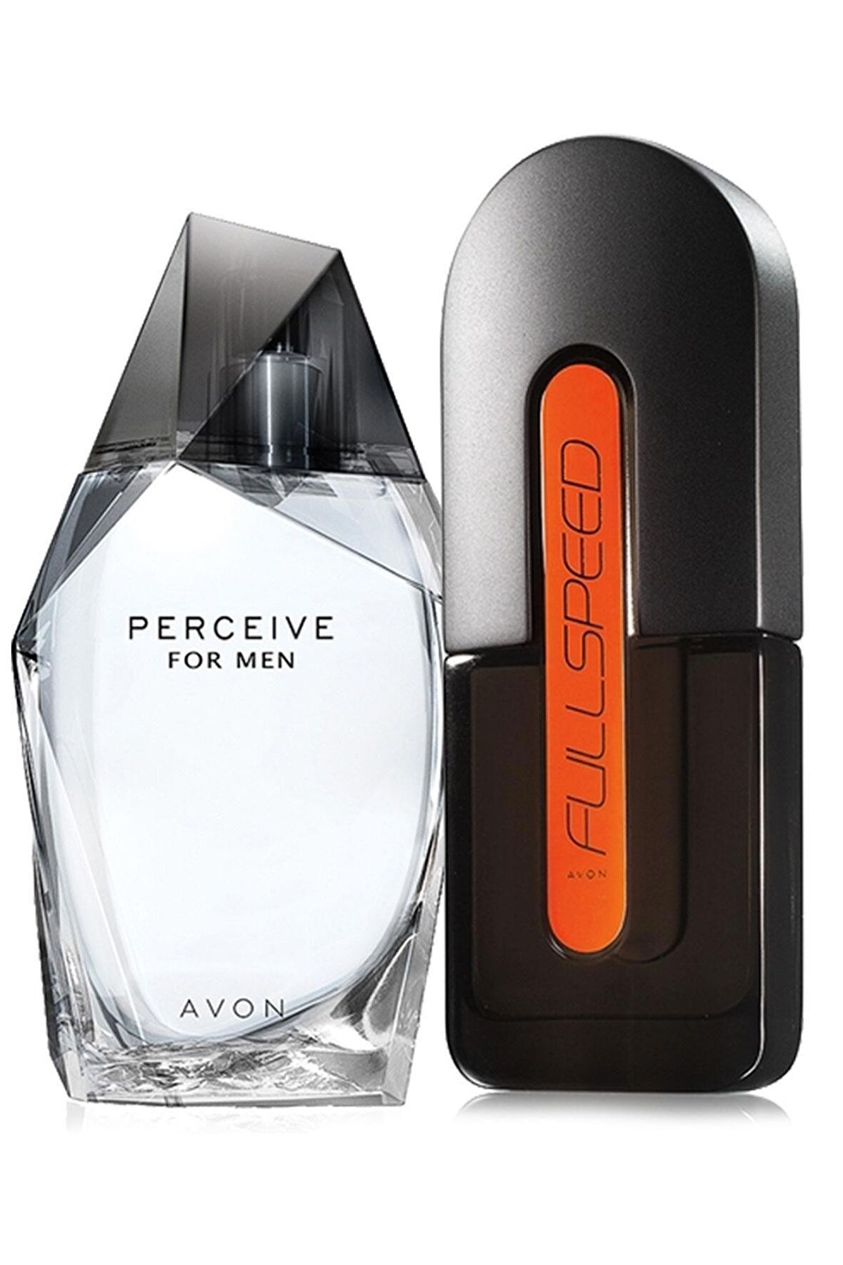 Avon Perceive Erkek Parfüm 100 ml  Full Speed Erkek Parfüm 75 ml 2'li Set