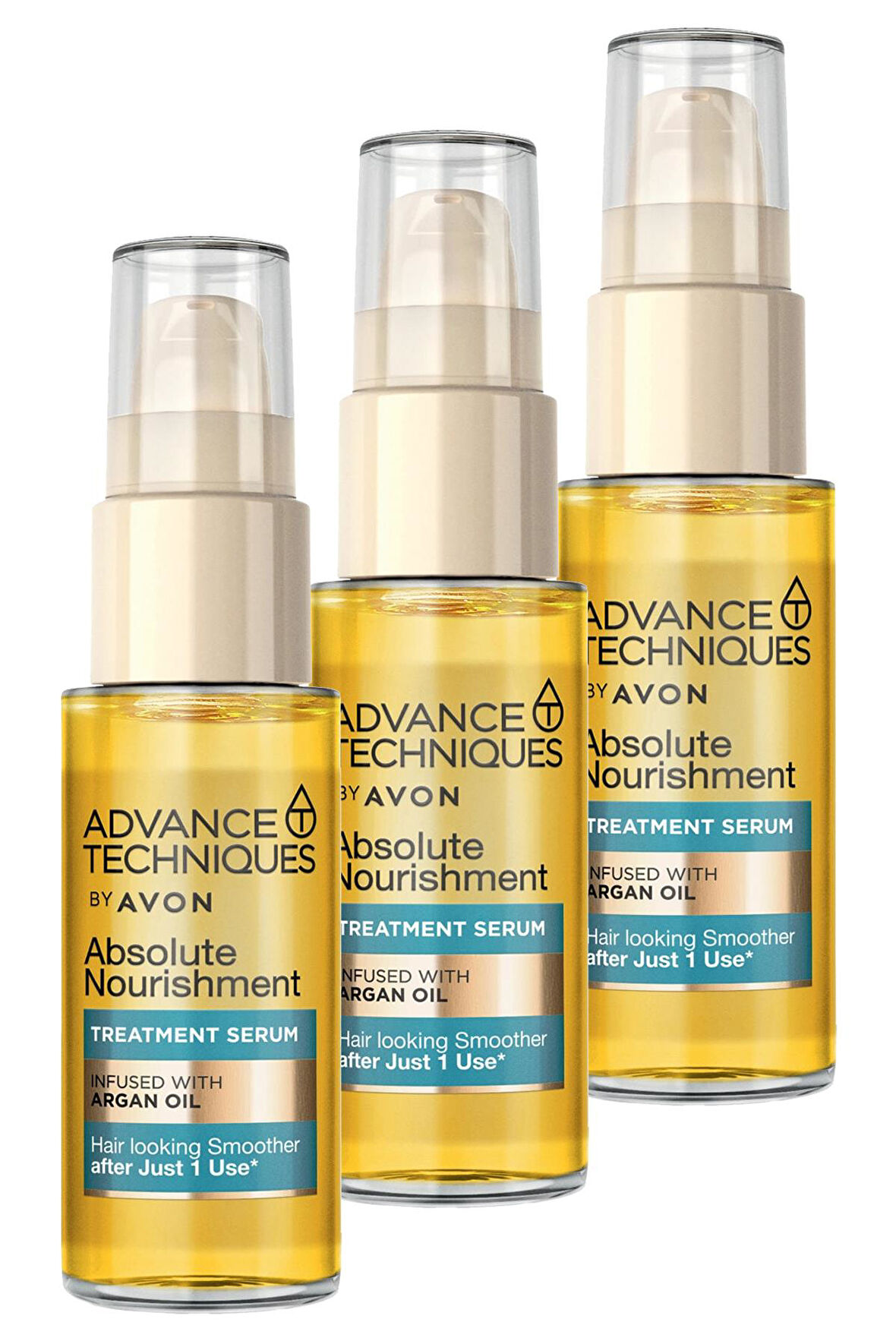 Avon Advance Techniques Argan Yağı Içeren Besleyici Saç Serumu 30 ml 3 lü Set