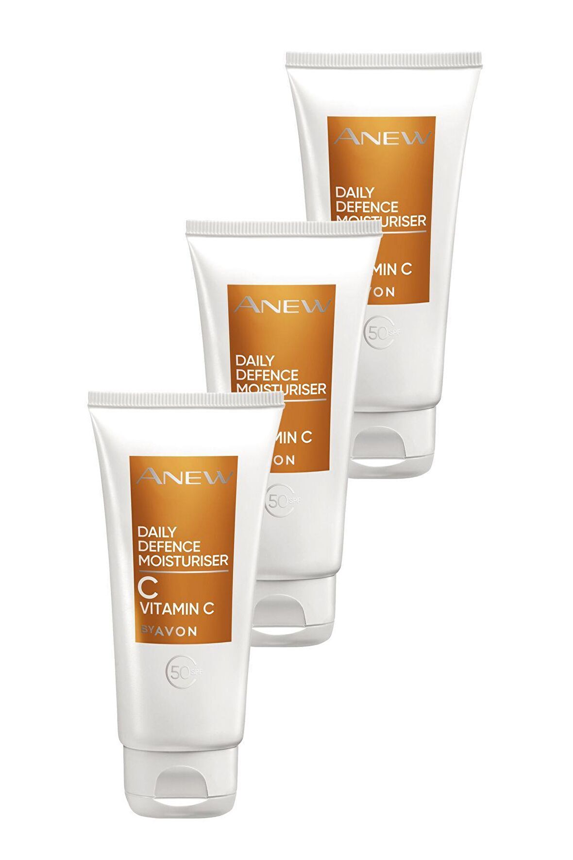 Avon Anew Daily Defence Moisturiser Spf 50 Korumalı Nemlendirici Losyon 50 ml 3'lü Set