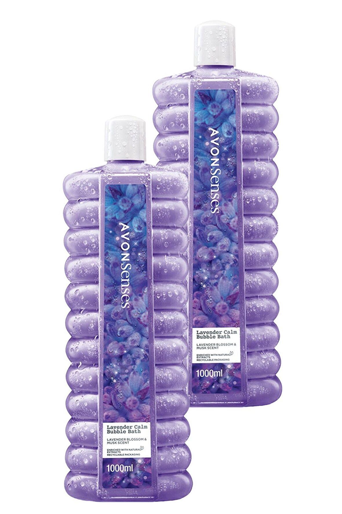 Avon Senses Lavender Calm Lavanta Kokulu Banyo Köpüğü 1000ml 2'li Set