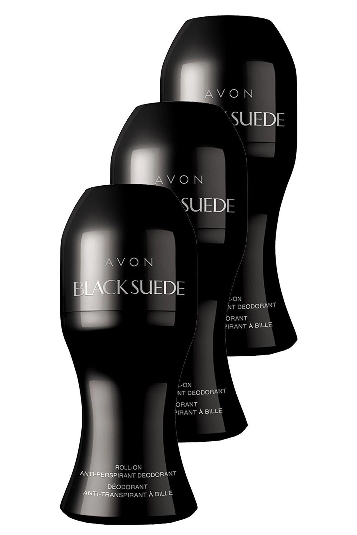 Avon Black Suede Erkek Rollon 50 Ml. Üçlü Set