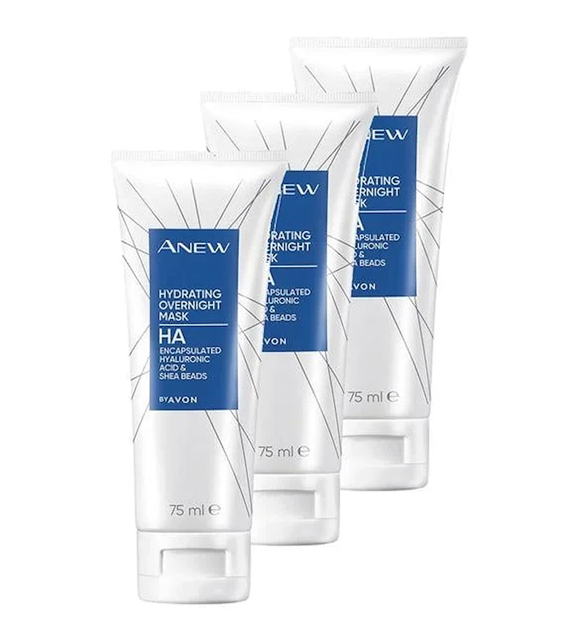 Avon Anew Nemlendirici Gece Maskesi 75 ml. Üçlü Set