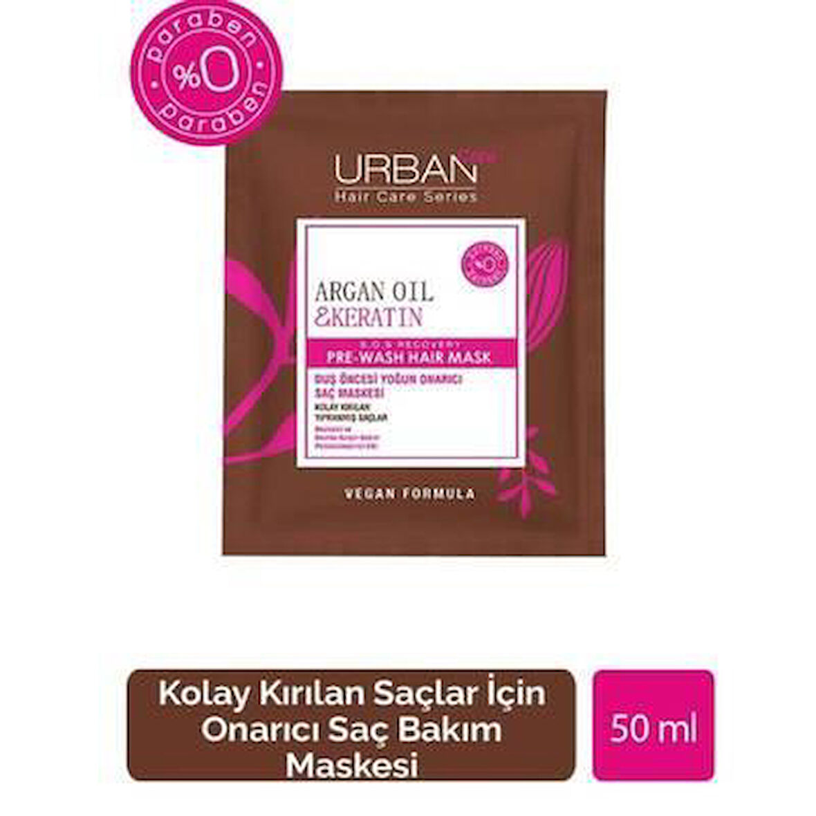 Urban Care Besleyici Argan Oil ve Keratinli Saç Maskesi 50 ml