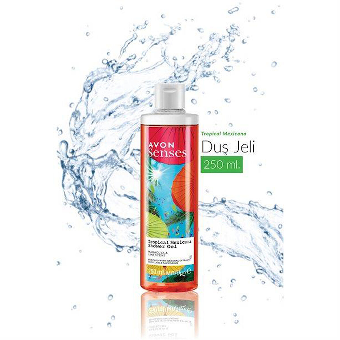 Avon Senses Tropical Mexicana Duş Jeli 250 ml