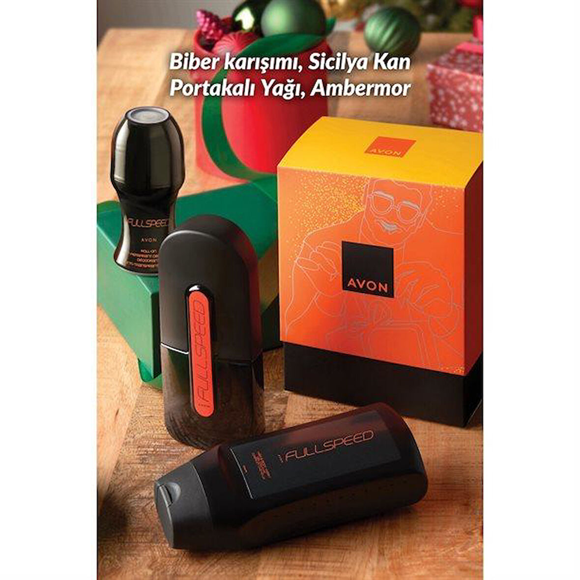 Avon Full Speed 75ml EDT Erkek Parfüm Hediye Seti