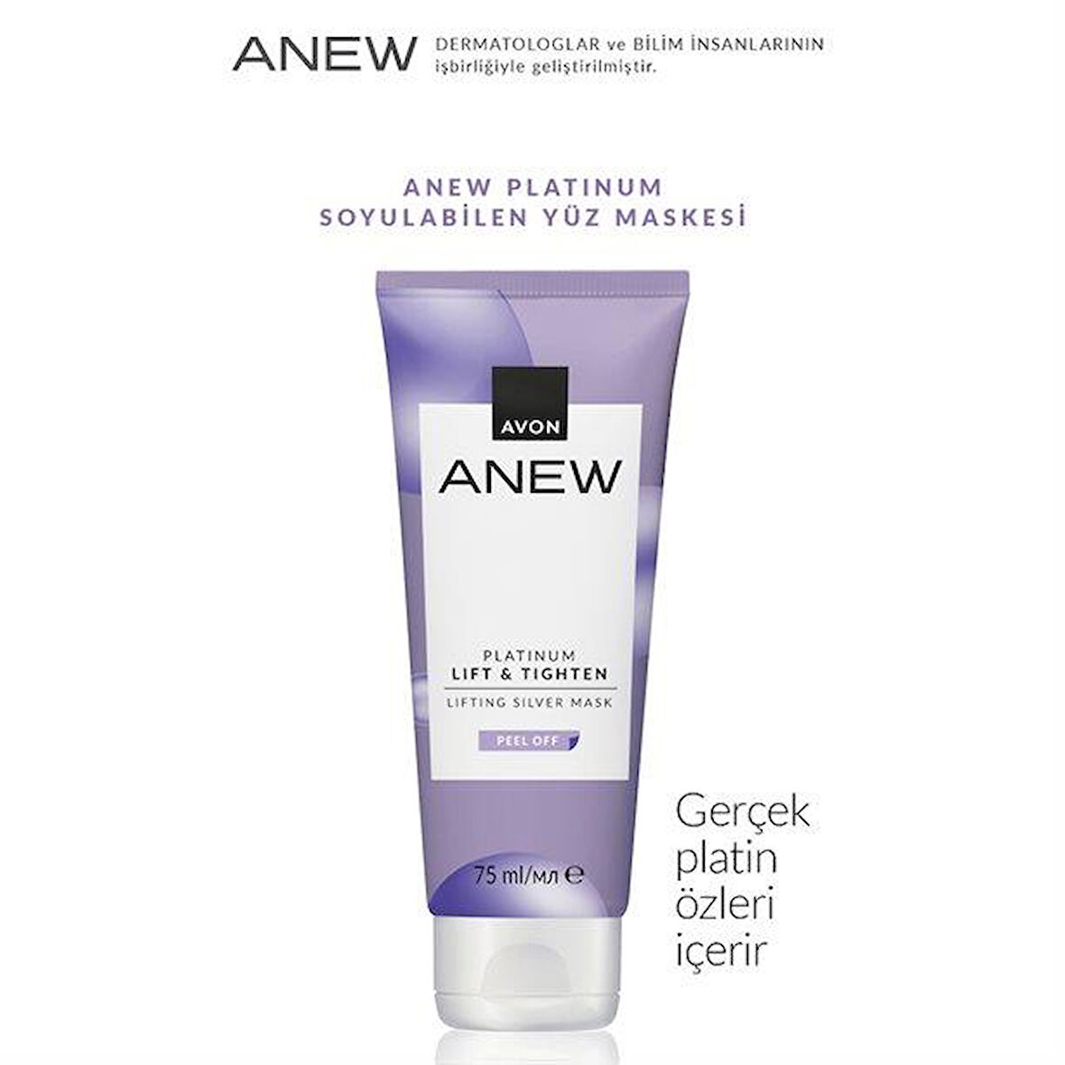 Avon Anew Platinum Soyulabilen Yüz Maskesi 75ml