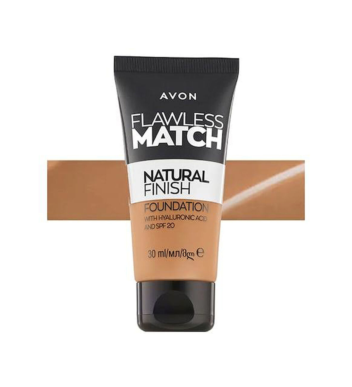 Avon Flawless Match Natural Likit Fondöten Spf20 30ml. 345N Soft Honey