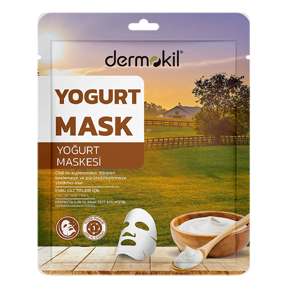 Dermokil Yoğurt Maskesi (Kuru Ciltler İçin) 20 gr