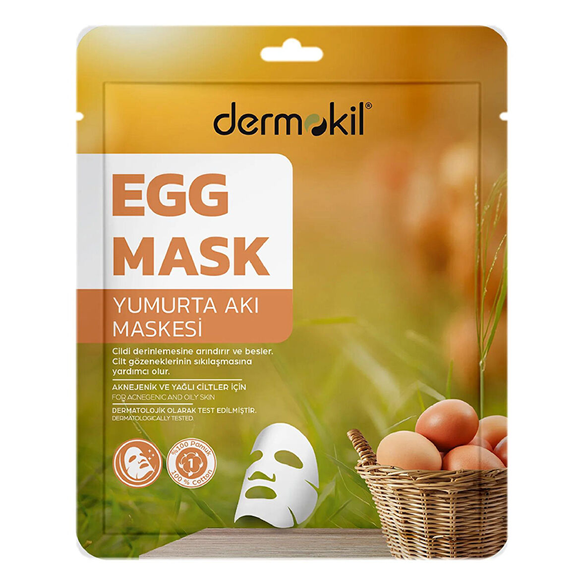 Dermokil EEG Yumurta Maskesi (Aknejenik ve Yağlı) 20 gr