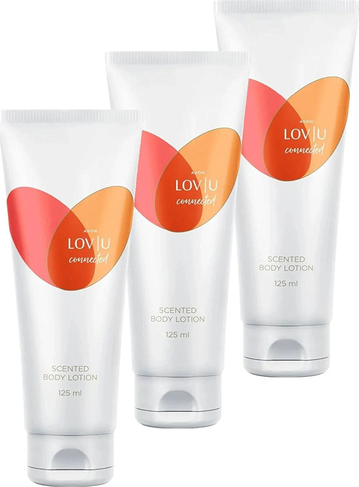 Avon Lov U Connected Kadın Vücut Losyonu 125ml. Üçlü Set