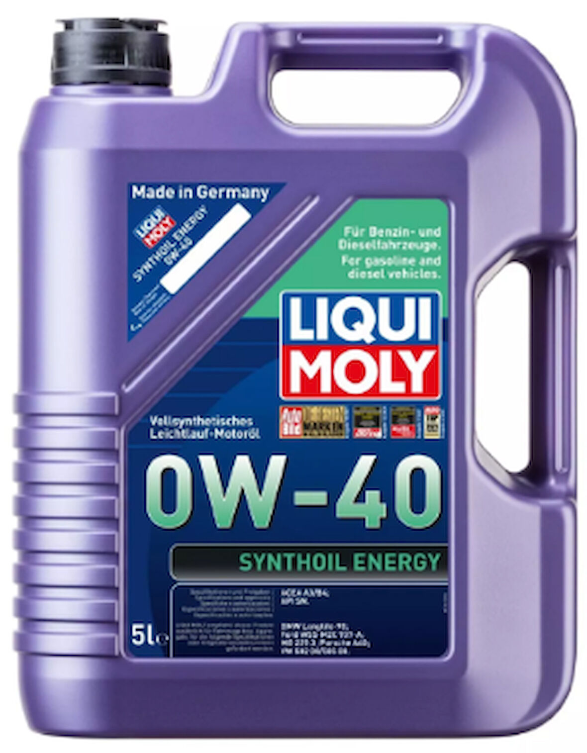 Synthoil Energy 0W-40 Motor Yağı (5 Litre)