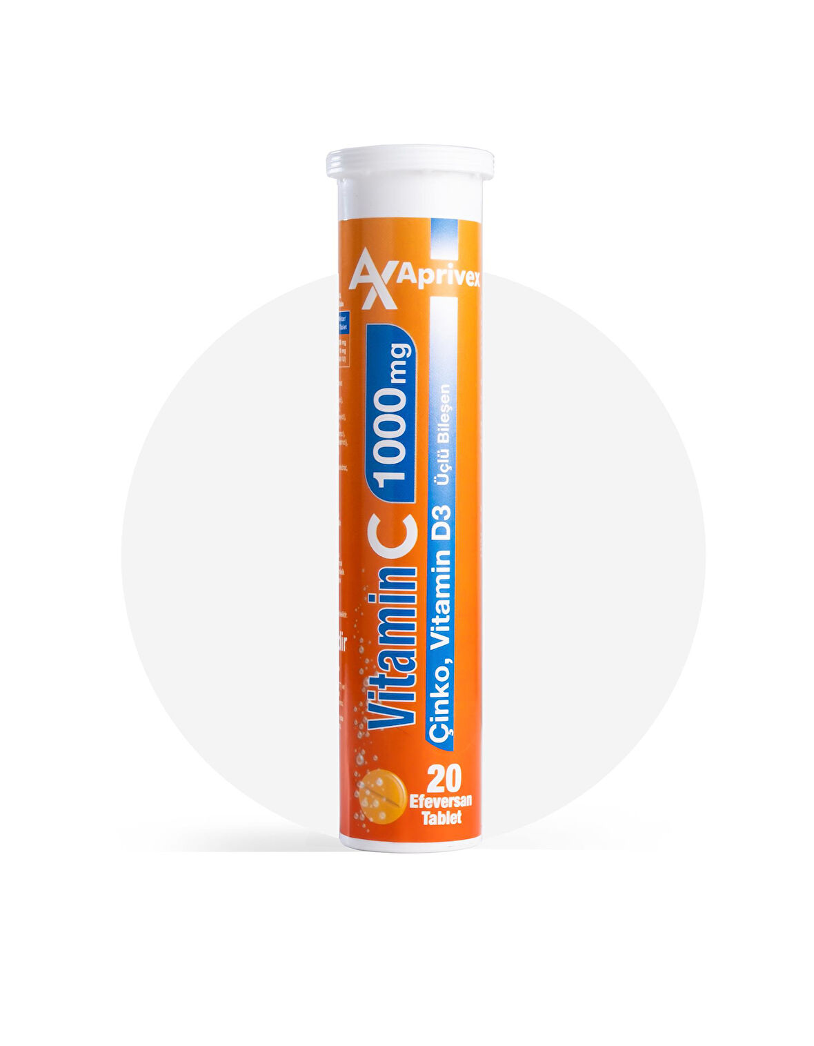 Aprivex Vitamin C 1000 mg Üçlü Bileşen