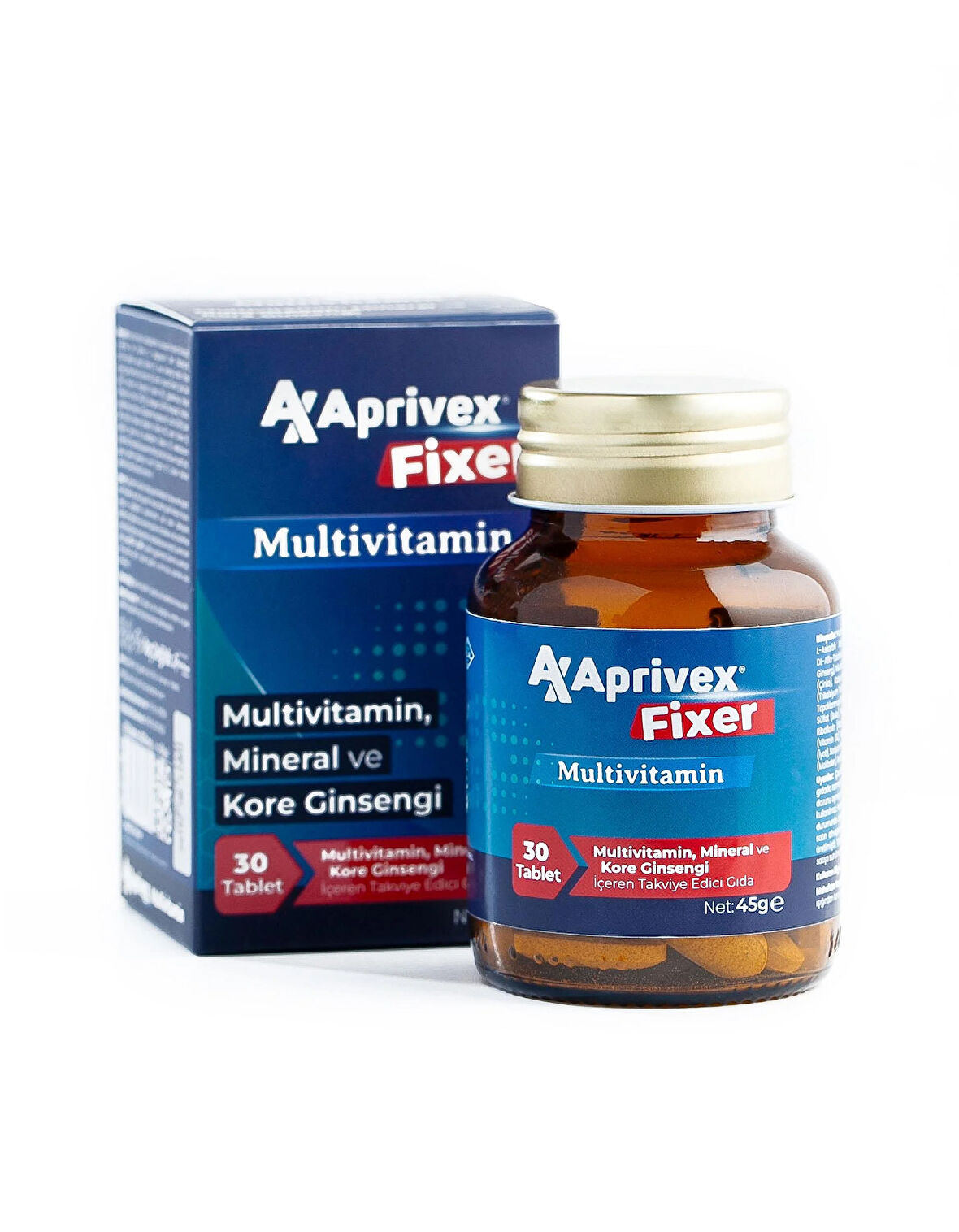 Aprivex Fixer Multivitamin Mineral Ginseng 30 Tablet