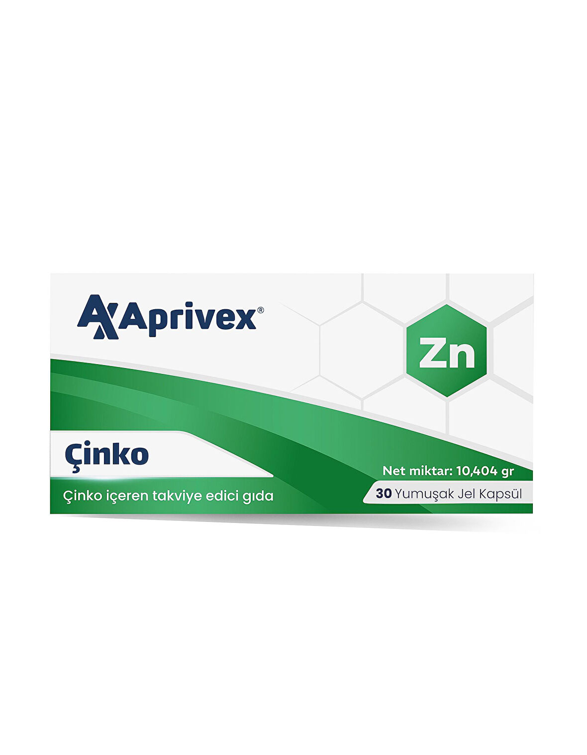 Aprivex Çinko 30 Yumuşak Kapsül