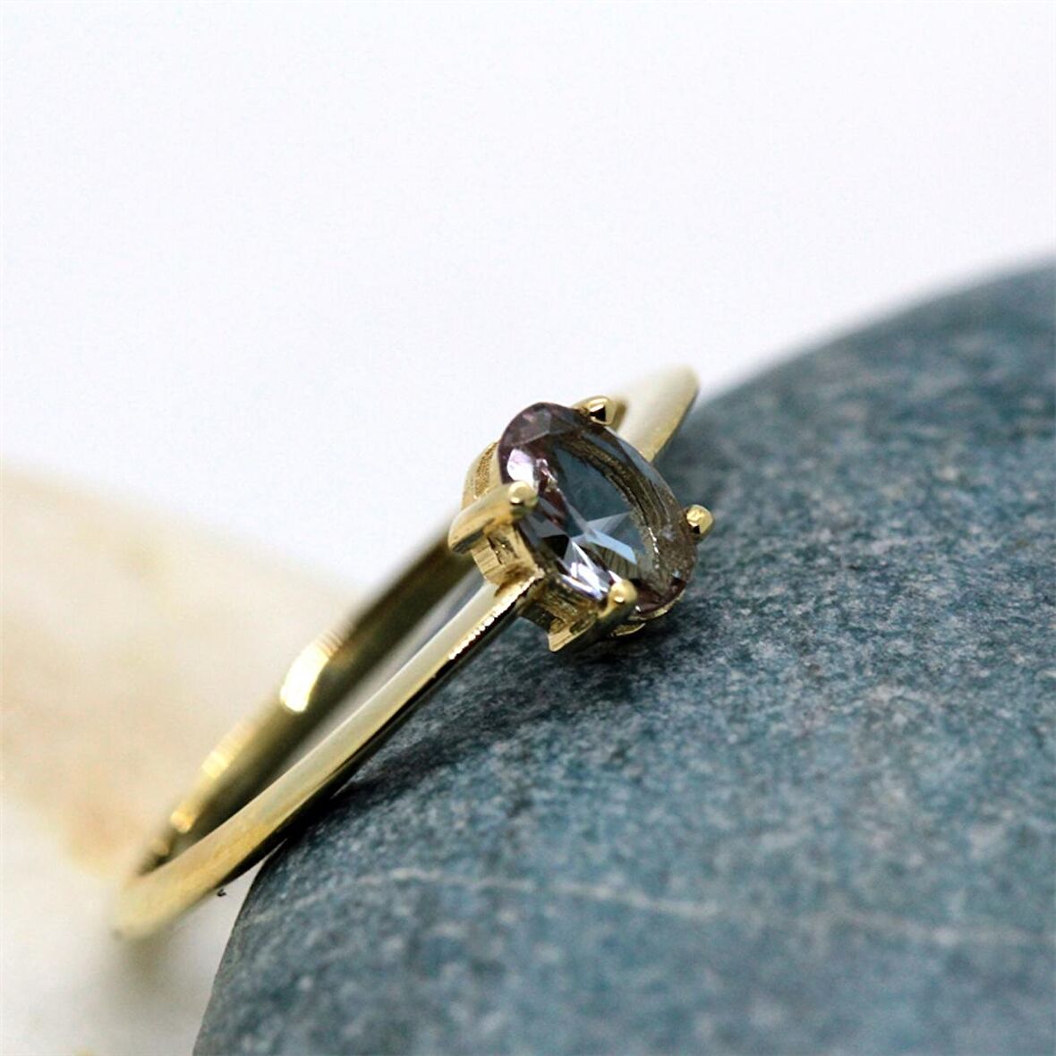 0.70 CT Sultanayt Tektaş Yüzük-0.70 CT Pırlanta Möntörü Evlilik Teklifi 14 Ayar Hediye Altın Yüzük