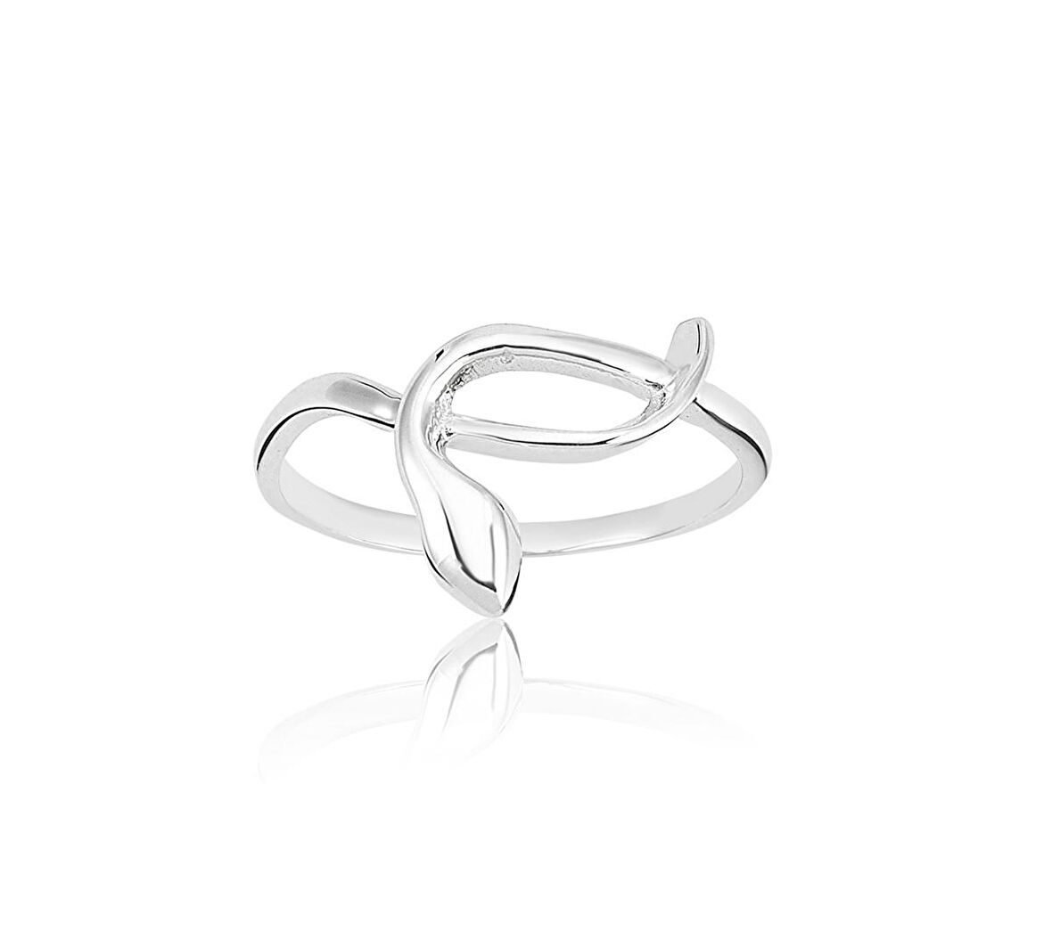 Yılan Helen Kadın 14 Ayar Taşsız Altın Tasarım Yüzük-Özel Tasarım Yılan Eklem Altın Hediye Yüzük