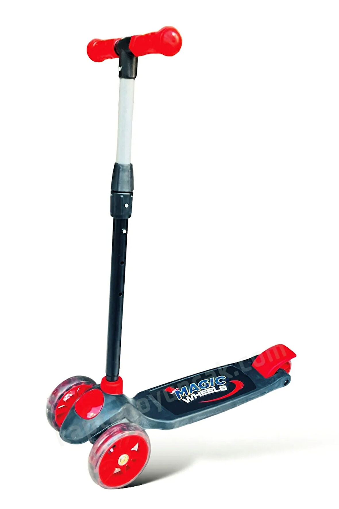 Işıklı Scooter Ayarlanabilir Direksiyon Max 50 Kg