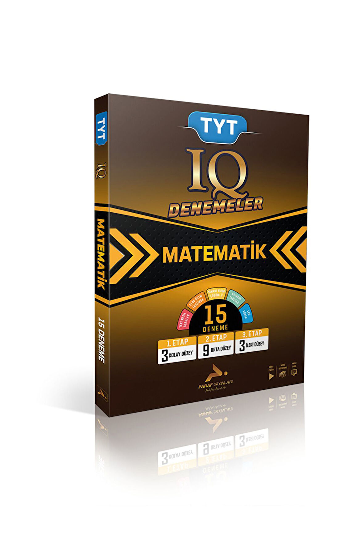 Paraf Tyt IQ Matematik Video Çözümlü 15 Branş Deneme