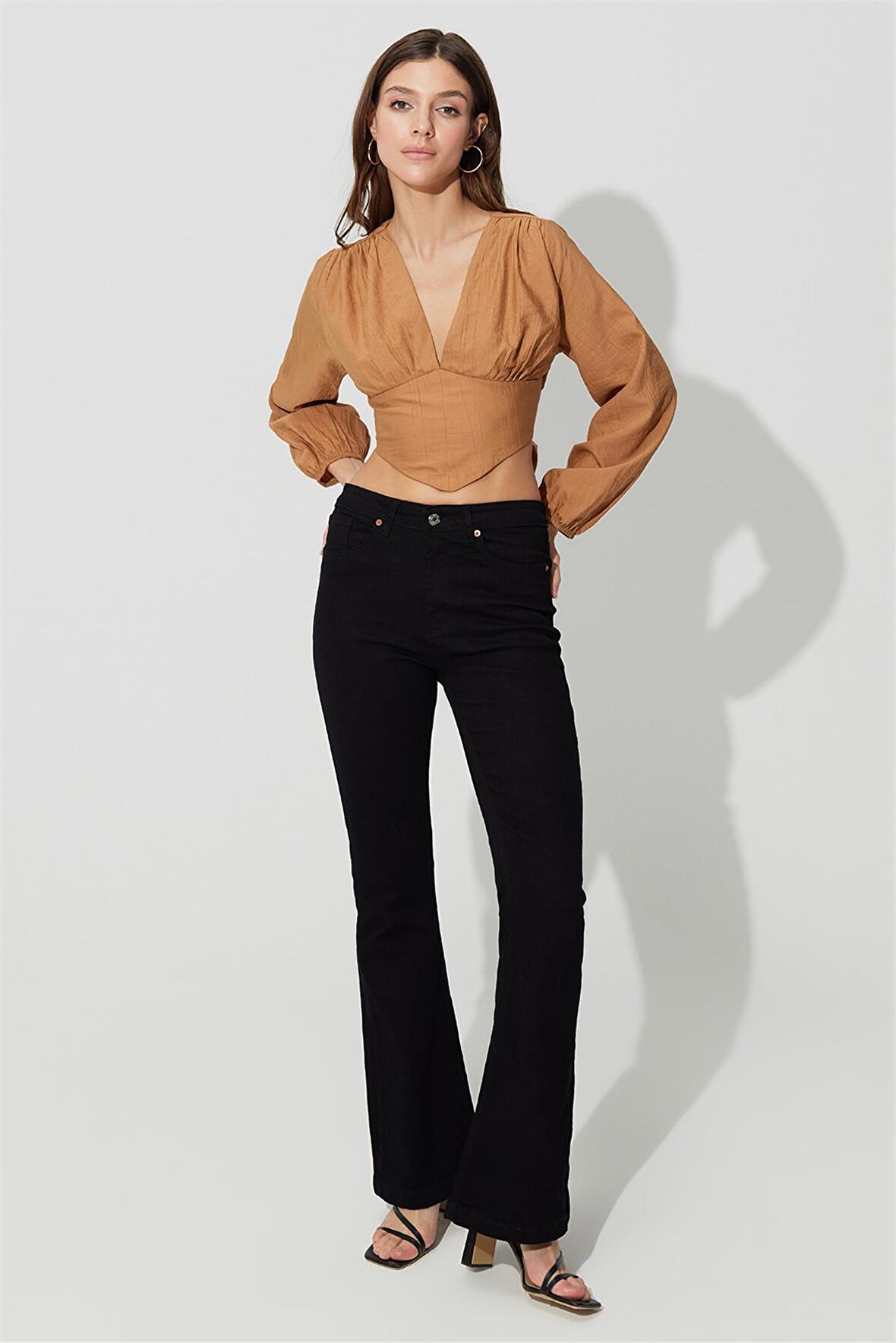 Camel Sırt Dekolteli Büstiyer SS23CT4726CA