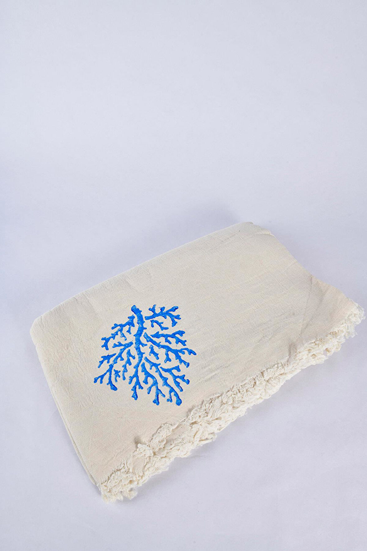 Tree of Life Blue Print Çok Amaçlı Örtü