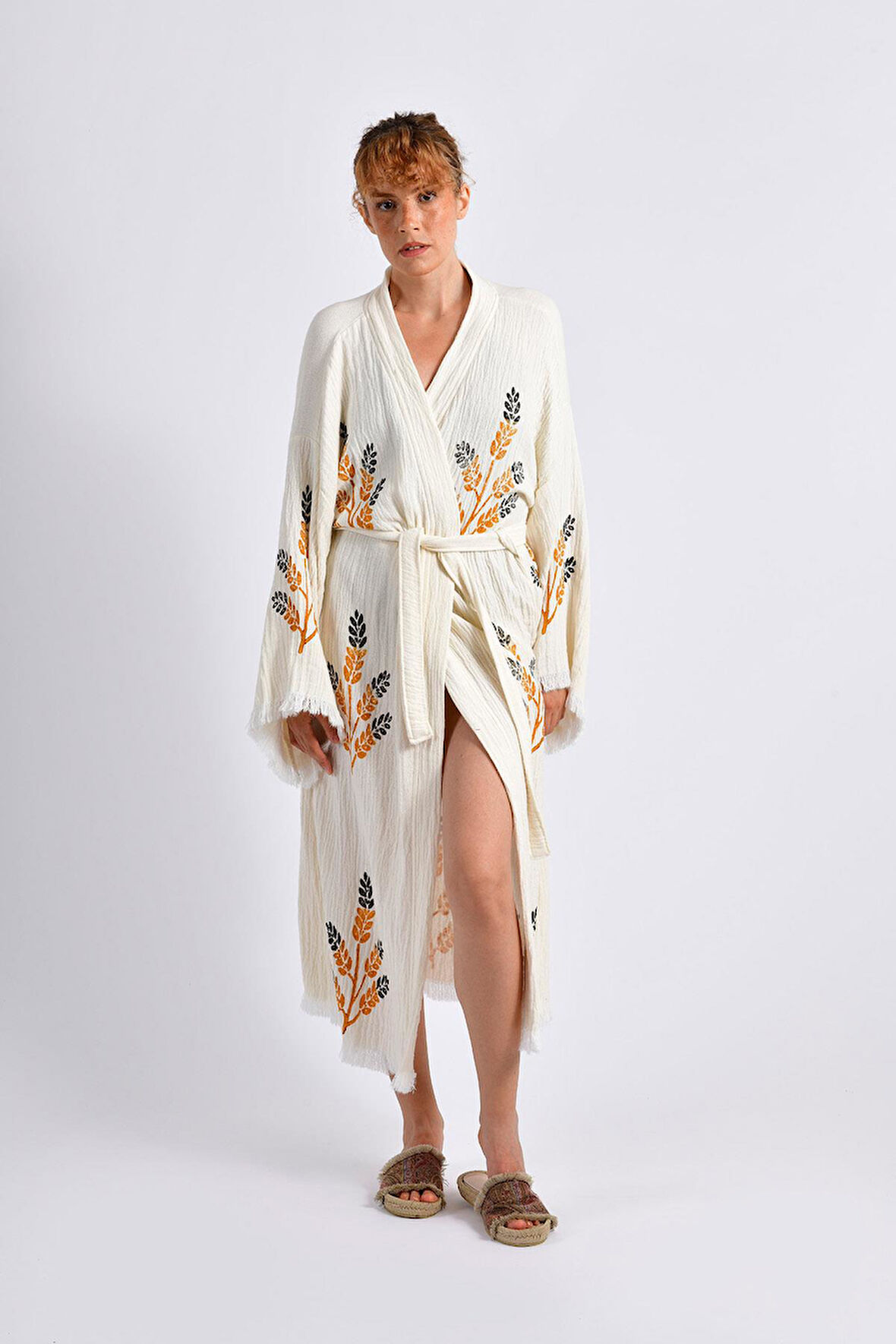 Golden(Altın Rengi) Wheat Kimono