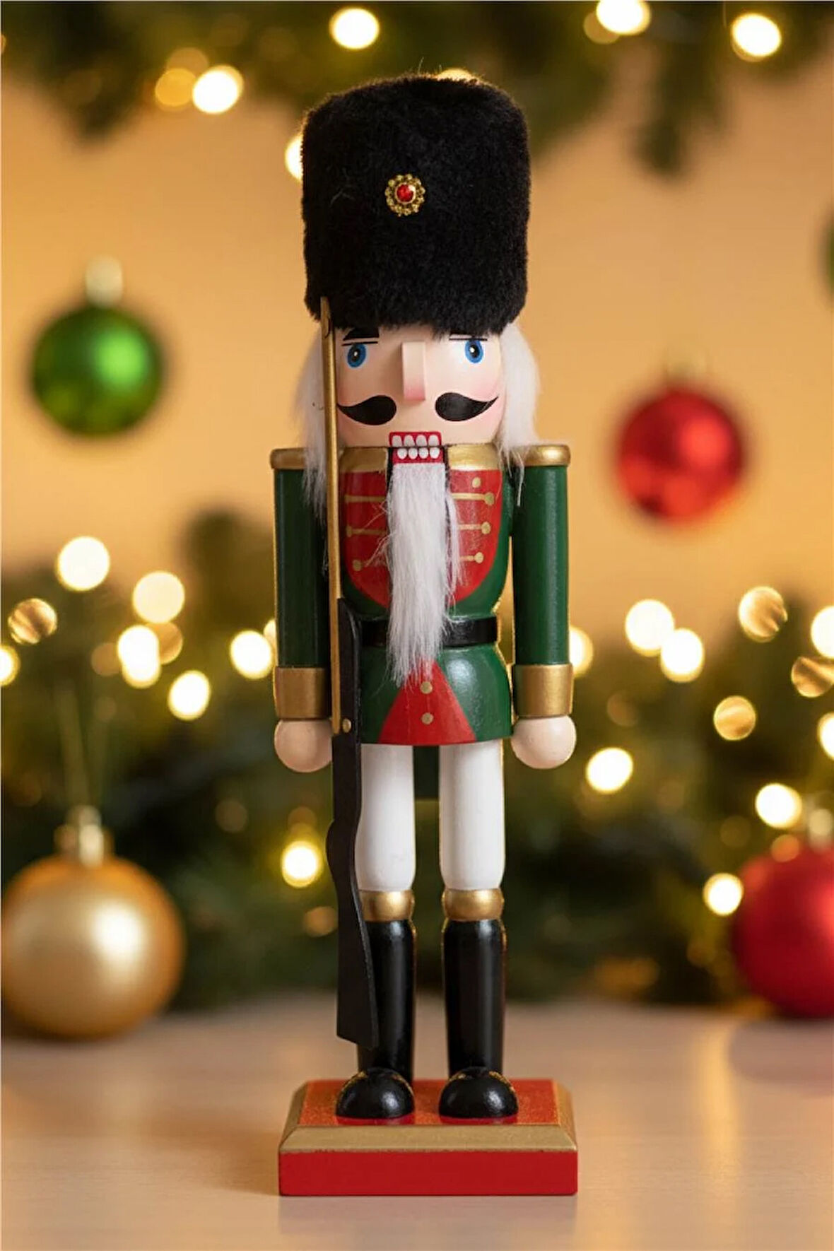 Yeşil Üniformalı Kurşun Asker – 25 cm