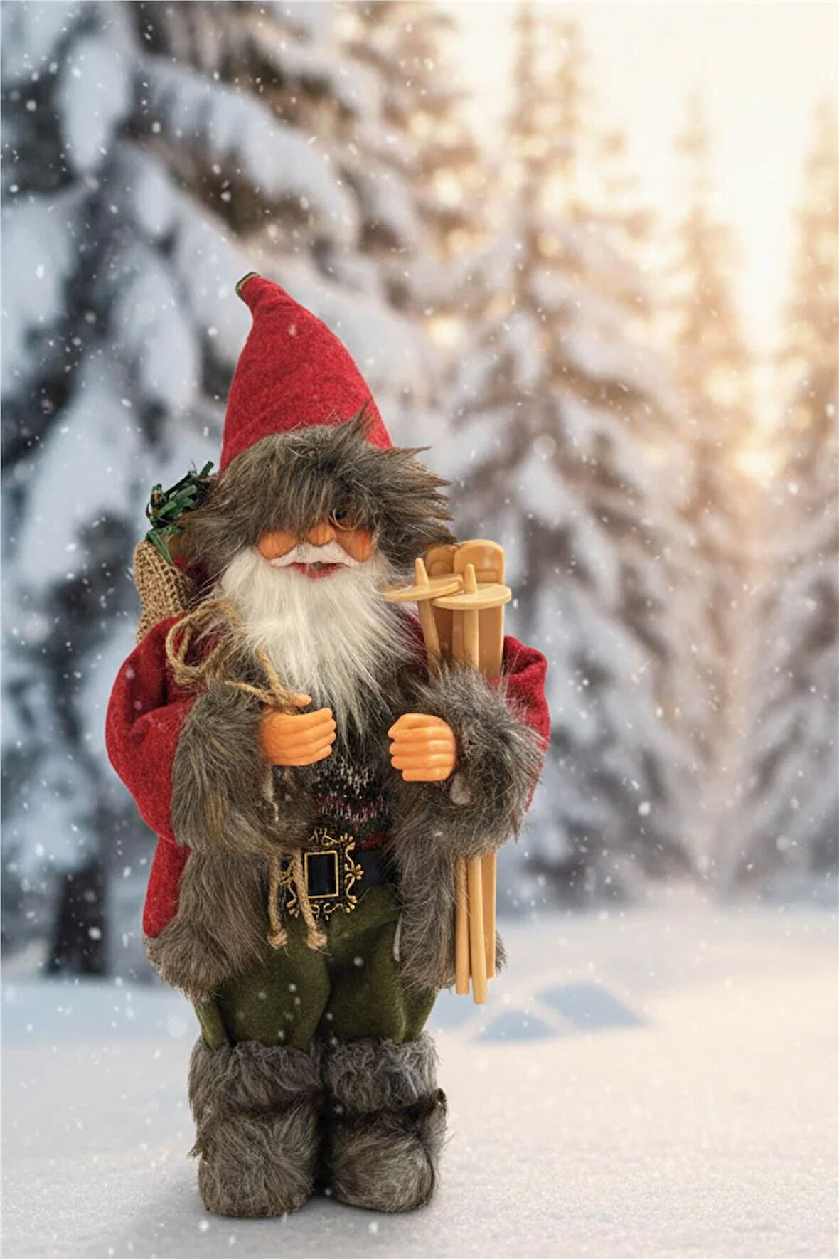 Noel Baba Figürü Koleksiyonu-30 cm 