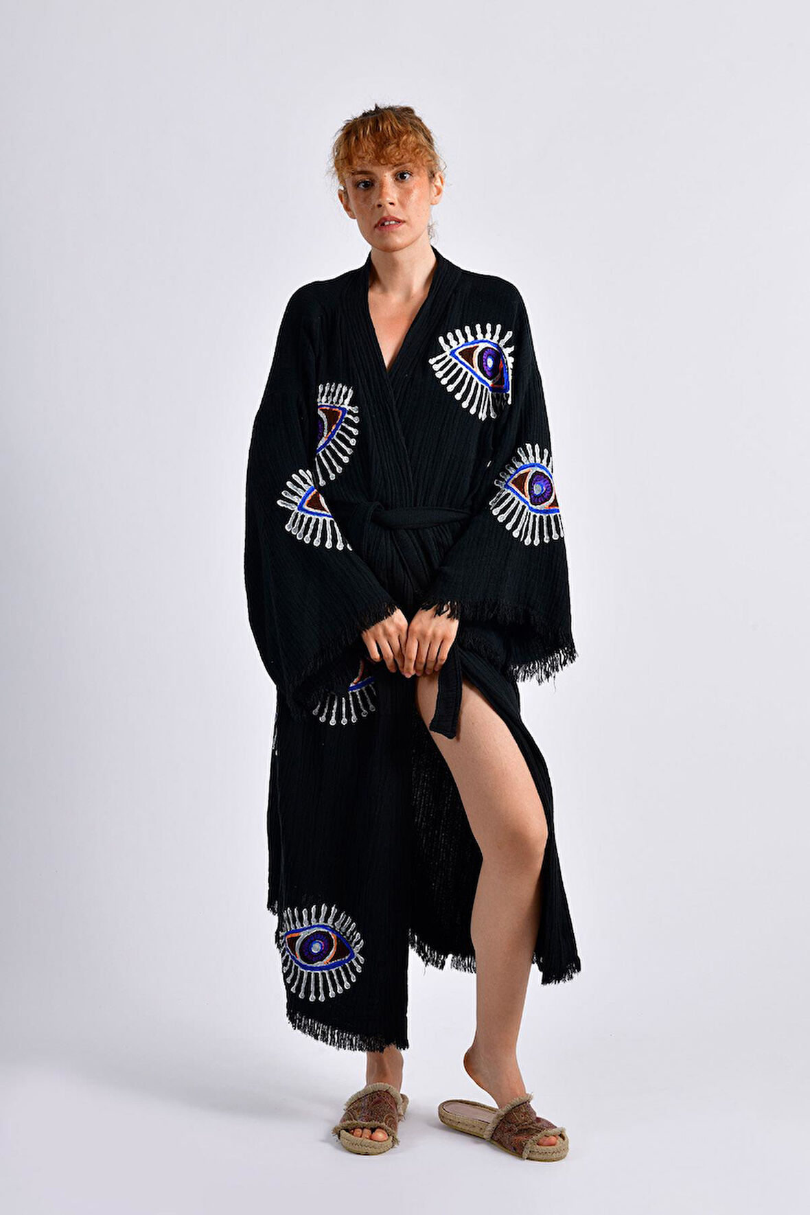 Siyah VisionGuard Kimono