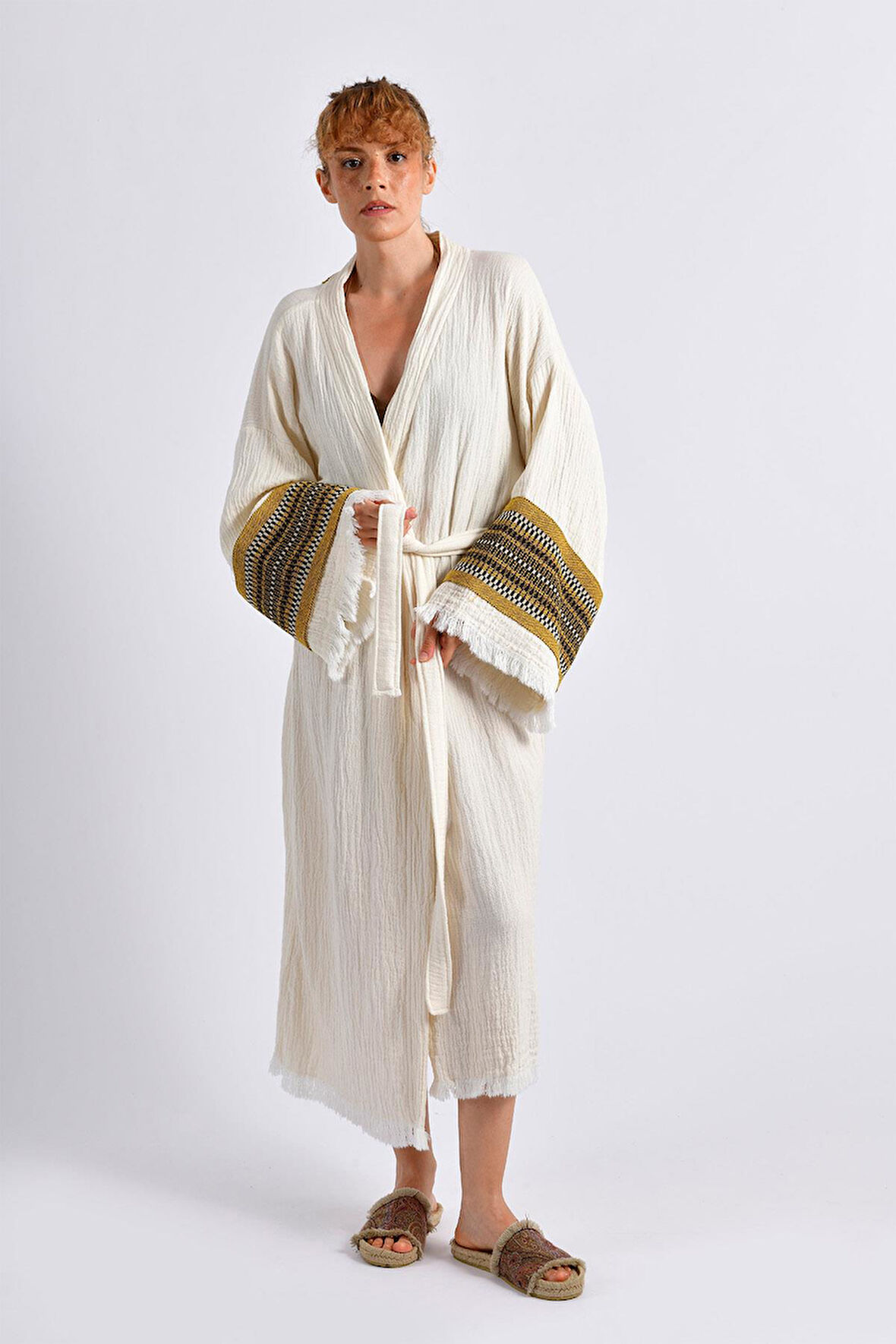 Natural Symbol Nomad Kimono- Altın ton