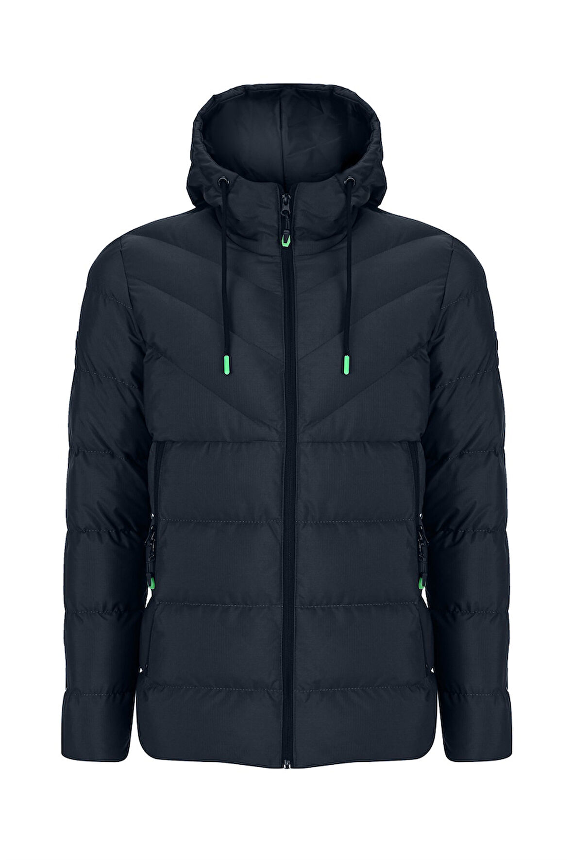 SİVAİST YENİ SEZON ERKEK LACİVERT SU VE RÜZGAR GEÇİRMEZ KAPÜŞONLU KALIN İÇİ KÜRKLÜ ŞİŞME KABAN&MONT