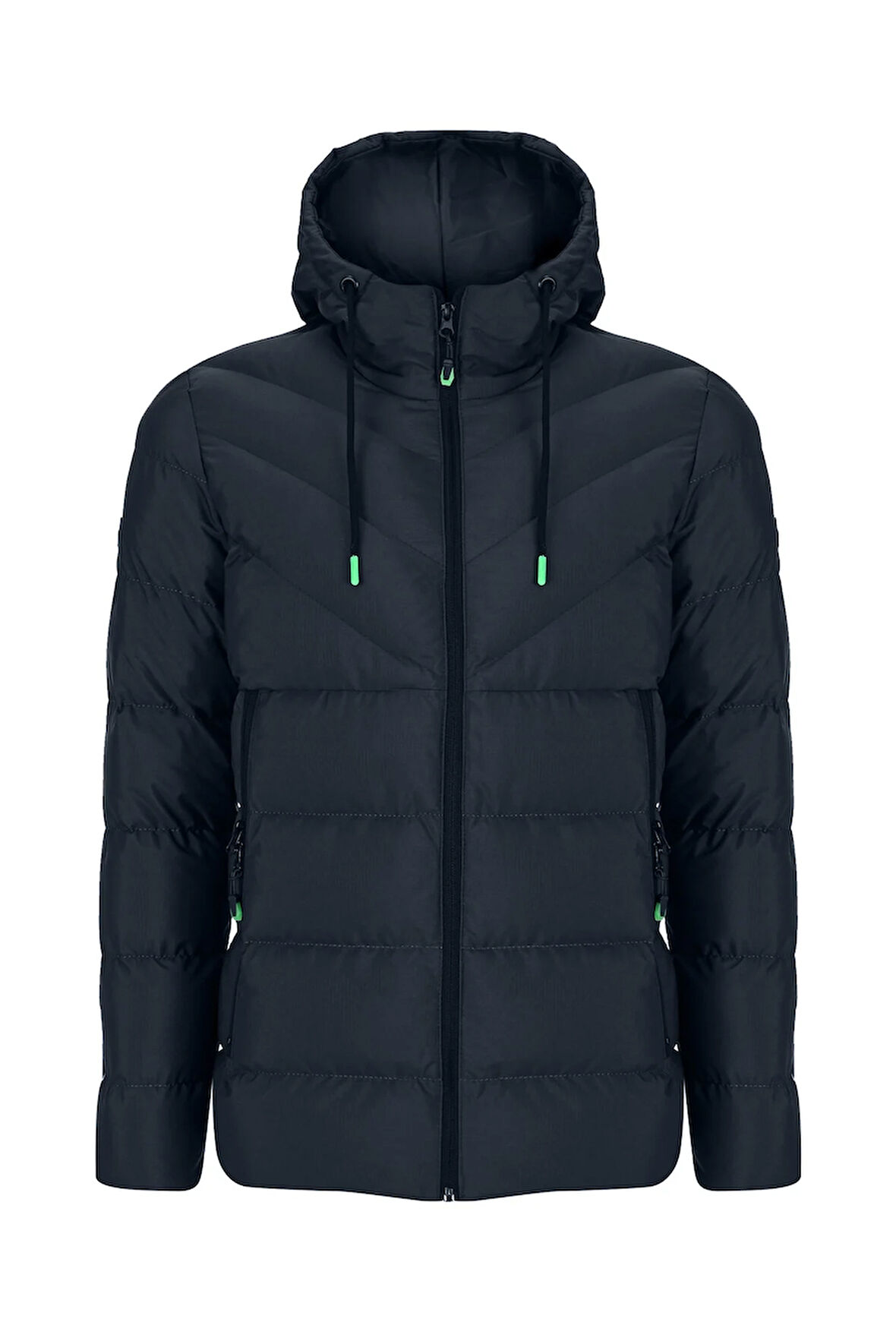 SİVAİST YENİ SEZON ERKEK LACİVERT SU VE RÜZGAR GEÇİRMEZ KAPÜŞONLU KALIN İÇİ KÜRKLÜ ŞİŞME KABAN&MONT