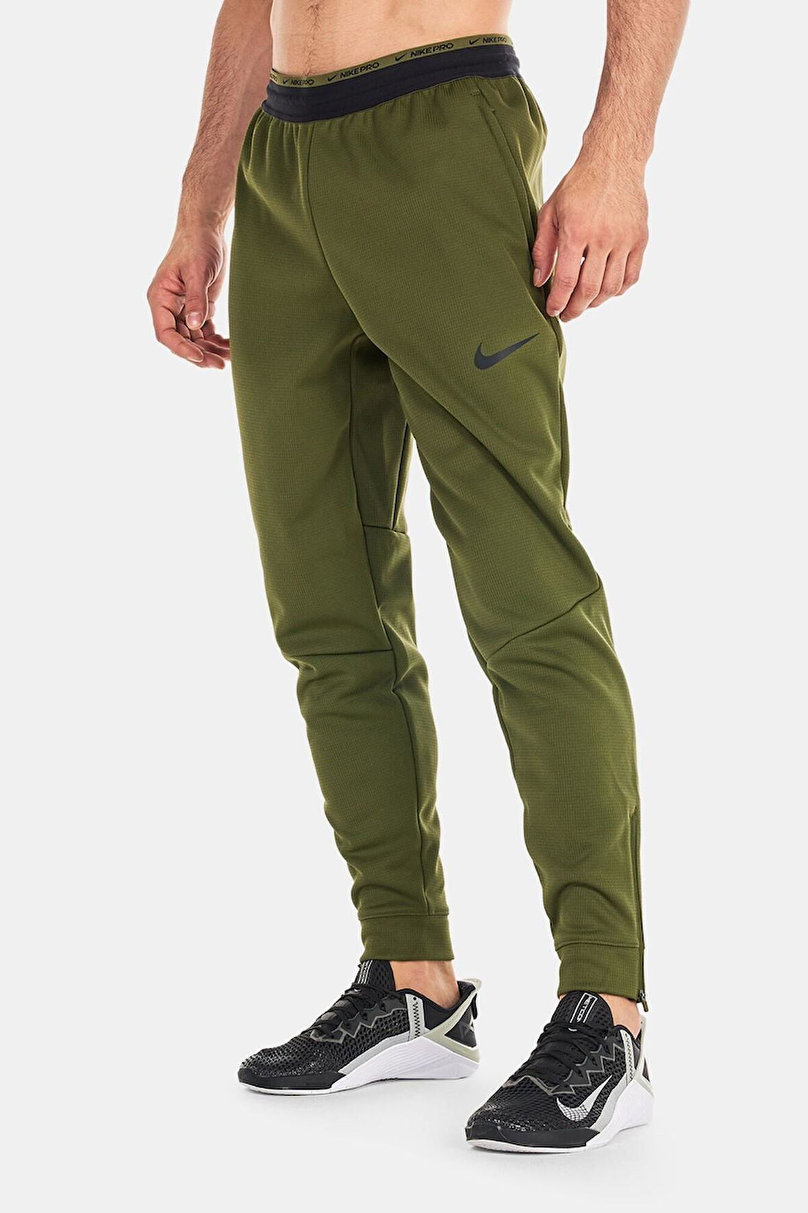 Training Pro Sphere Therma Fit Jogger Fermuar Cepli Erkek Eşofman Altı Haki