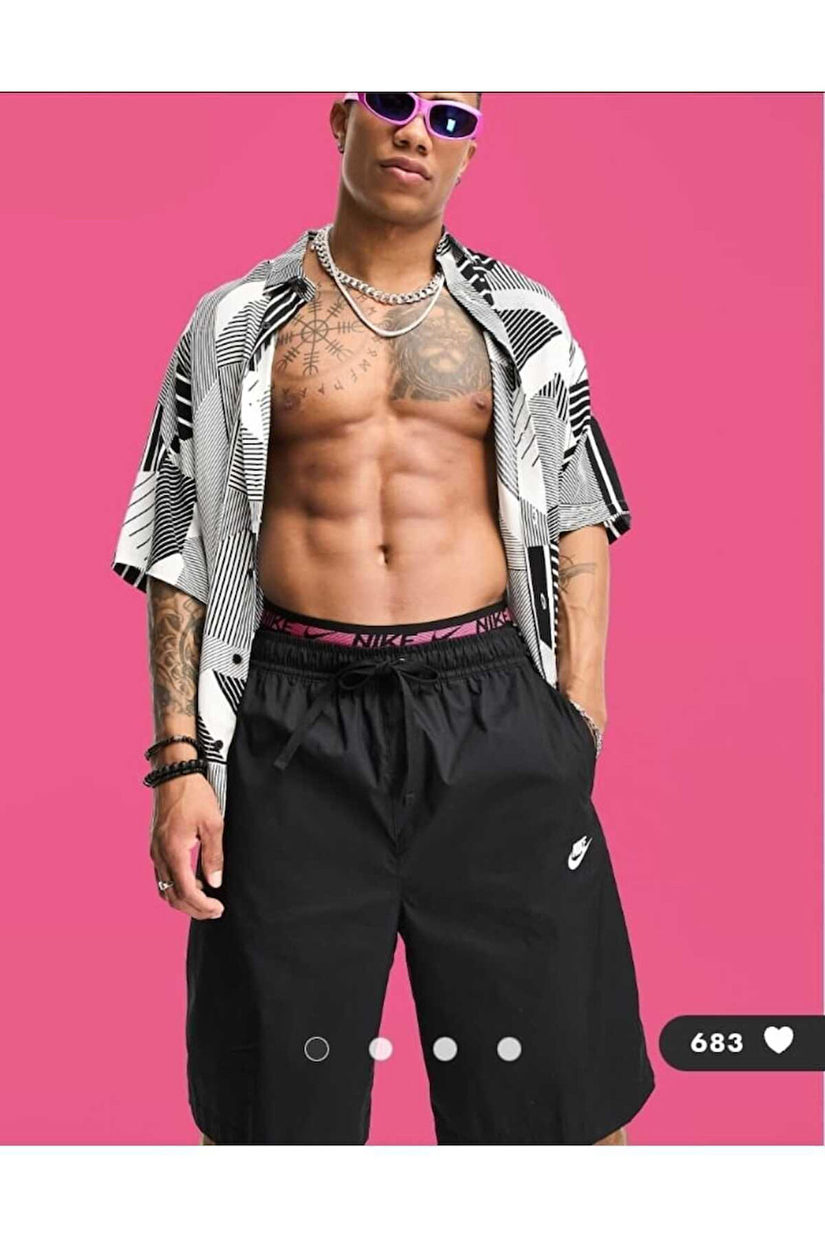 Sportswear Sport Essential Erkek Büyük Beden Dokuma Şort 