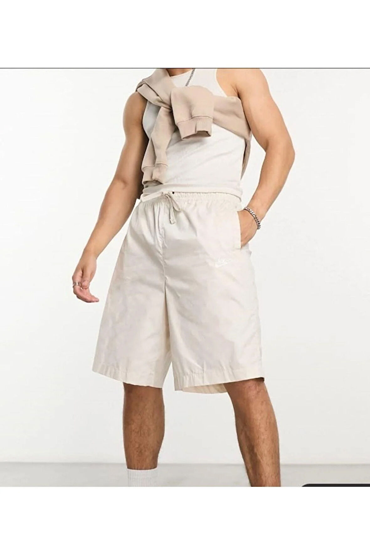 Sportswear Sport Essential Erkek Büyük Beden Dokuma Şort