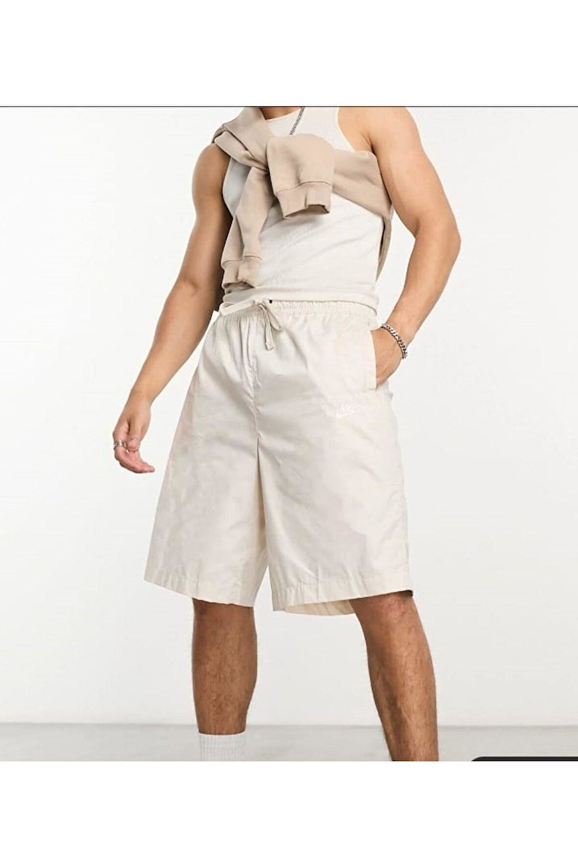 Sportswear Sport Essential Erkek Büyük Beden Dokuma Şort