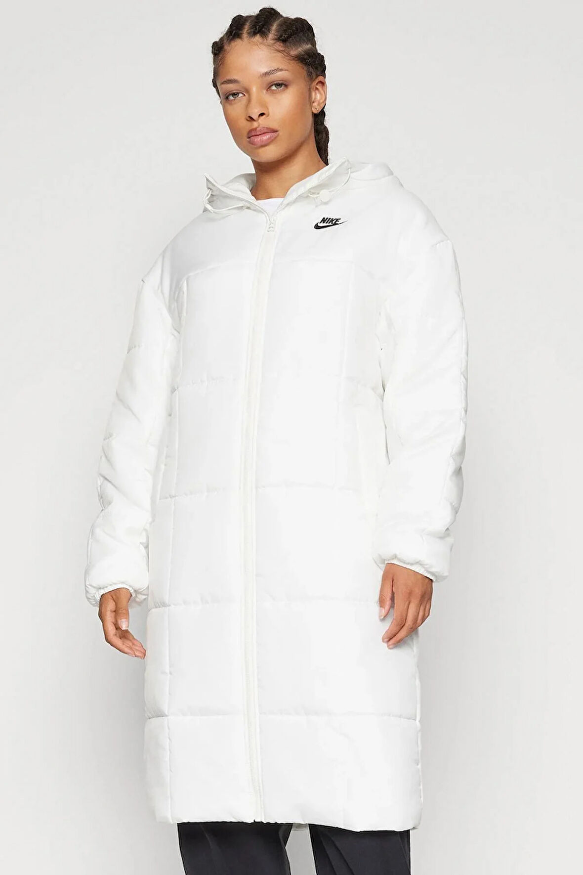 Therma Fit Classic Kadın Günlük Stil Mont Beyaz