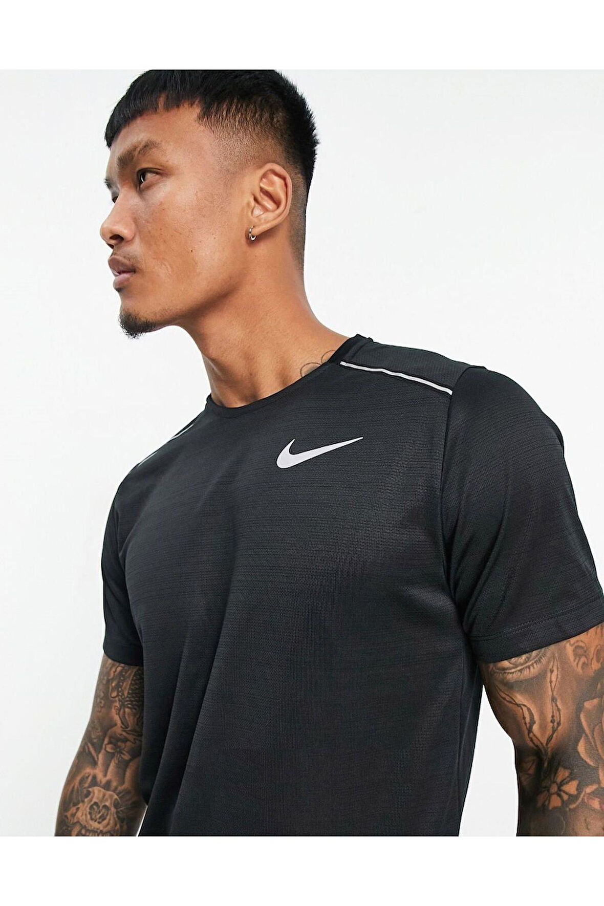 Dri-fıt Miler Kısa Kollu Erkek Koşu Üstü